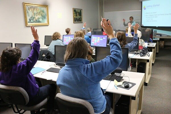 Students in Computer Classroom
